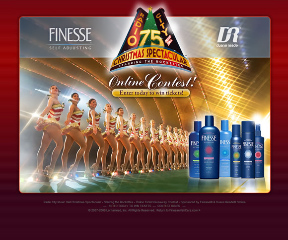 Radio City Rockettes Christmas Finesse Duane Reade