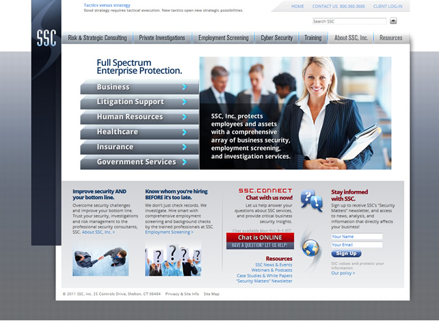 SSC, Inc - Corporate Intelligence & Investigation
